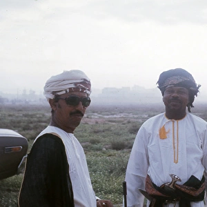 Omani elders in traditional dress