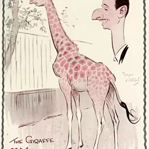 Oswald Mosley as a giraffe by George Whitelaw