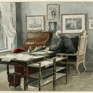 Otto von Bismarck in his study, 1894