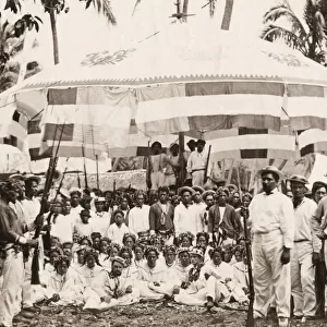 Pacific Islands, Oceania: group at a celebration