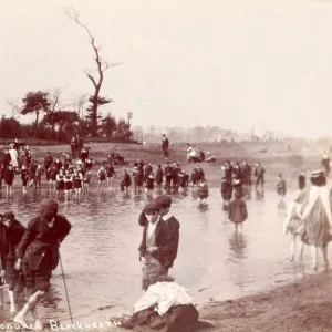 Paddling on Blackheath