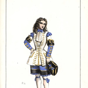A pageboy in Le Comte de Lavernie, a five-act