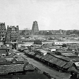 Pagodas at Seringapatam near Tiruchirappalli, India