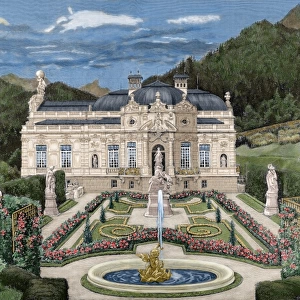 Palace of Linderhof, property of Ludwig II of Bavaria (1845