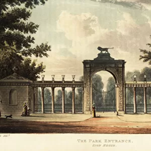 Park entrance to Sion House or Syon House, Isleworth