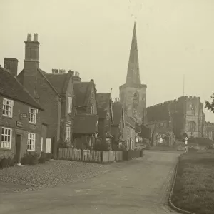 Peel Lane, Astbury, Congleton, Cheshire, England. Date: 1930s