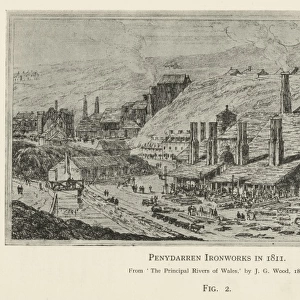 Penydarren Ironworks in 1811