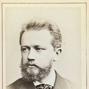 Peter Ilich Tchaikovsky, head-and-shoulders portrait, facing