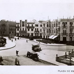 Plaza de Espana, Larache, Morocco, North Africa