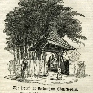 The Porch of Beckenham Church-yard, Kent