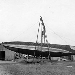 Porte / Felixstowe Fury hull during weighing