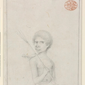 Portrait of an Aboriginal boy named Nanbree