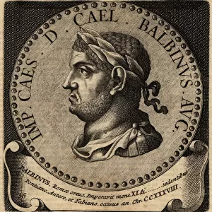 Portrait of Roman Emperor Balbinus