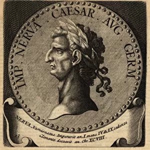 Portrait of Roman Emperor Nerva