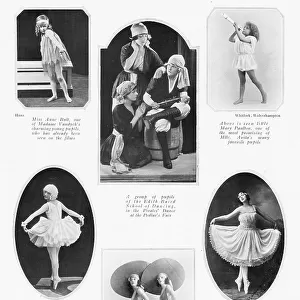 Six portraits of dancers, October 1922