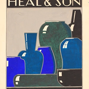 Poster design, Heal & Son Pottery Exhibition