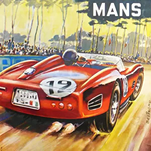 Poster, Le Mans 24 Hour Rally 1961