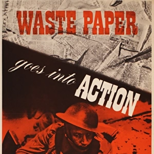 Poster: Waste Paper goes into Action