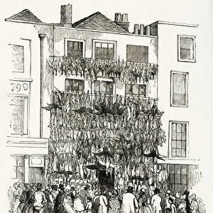 Poulterers shop, Holborn Hill 1845