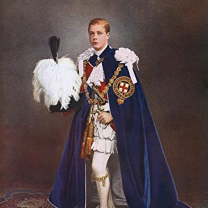 Prince Edward of Wales as Knight of the Garter