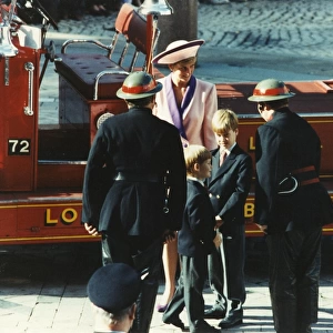 Mary Evans Prints Online: Royalty and the LFB