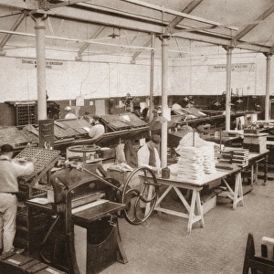 Print works at Merxplas Labour Colony, Belgium