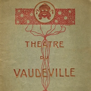 Programme cover for Theatre du Vaudeville