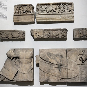 Reliefs of Sanctuary of Athena. Pergamon