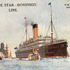 RMS Megantic arriving at Montreal, Canada