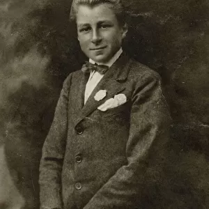 Rudi Schneider, aged 14