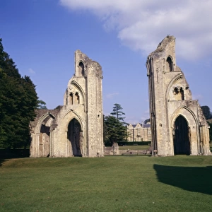 Ruins of Glastonbury Abbey, Glastonbury, Somerset