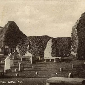 Ruins of Saint Duthus Chapel in Tain, Scotland