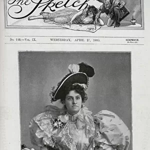 Sadie Jerome, actress, theatrical portrait in Gentleman Joe
