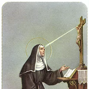 Saint Rita Praying