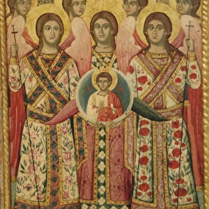 Saints. Icon. Anonymous work, 18th century. National Art Gal