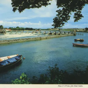 Salmon Weir, Galway, Republic of Ireland by P O Toole