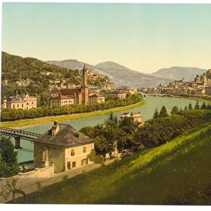 Salzburg, general view, Austro-Hungary