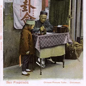 San Francisco, California, USA - Chinatown, Fortune Teller
