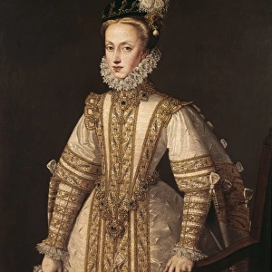 SANCHEZ COELLO, Alonso (1531-1588). Anne of Austria