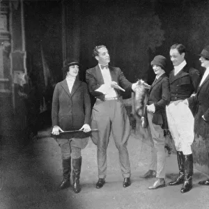 A scene from Sunny at the London Hippodrome (1926) with Nancy Lovet, Jack Buchanan, Binnie Hale, Jack Hobbs and Maidie Hope Date: 1926