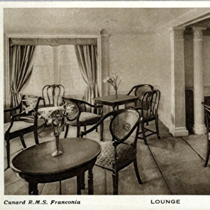 Second Class Lounge, Cunard RMS Franconia