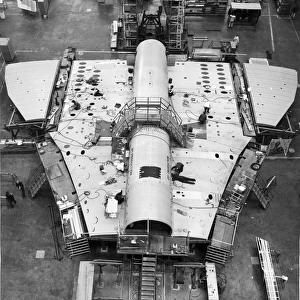 The second production Concorde taking shape at Filton