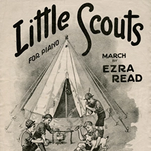 Sheet music cover, Little Scouts