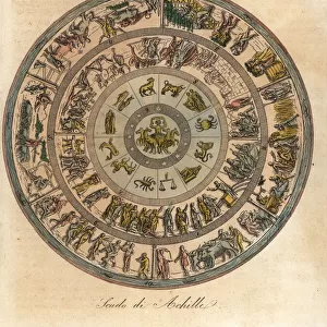 The Shield of Achilles, used in his battle with Hector