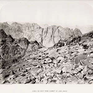 Sinai - Jebel ed Deir from the summit of Jebel Musa