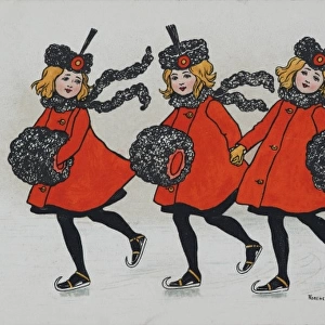 Skating Girls by Florence Hardy