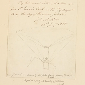 Sketch of Cockings parachute