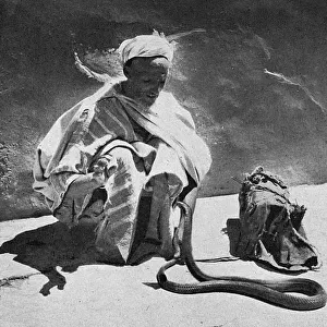 Snake Charmer in the Souks, Marrakesh, Morocco