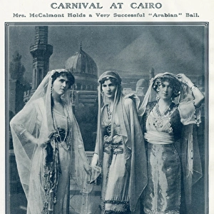 Society at a carnival in Cairo