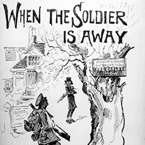 When the Soldier is Away, by Barry Pain, WW1